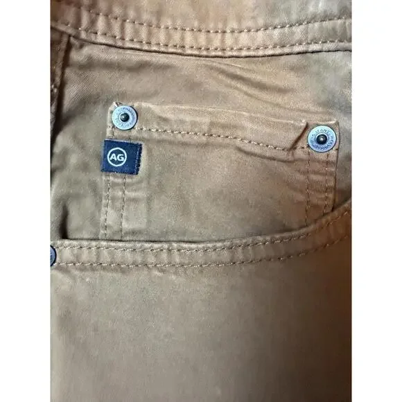 AG Adriano Goldschmied Men’s38x34 Brown Italian Stretch NWT List $198